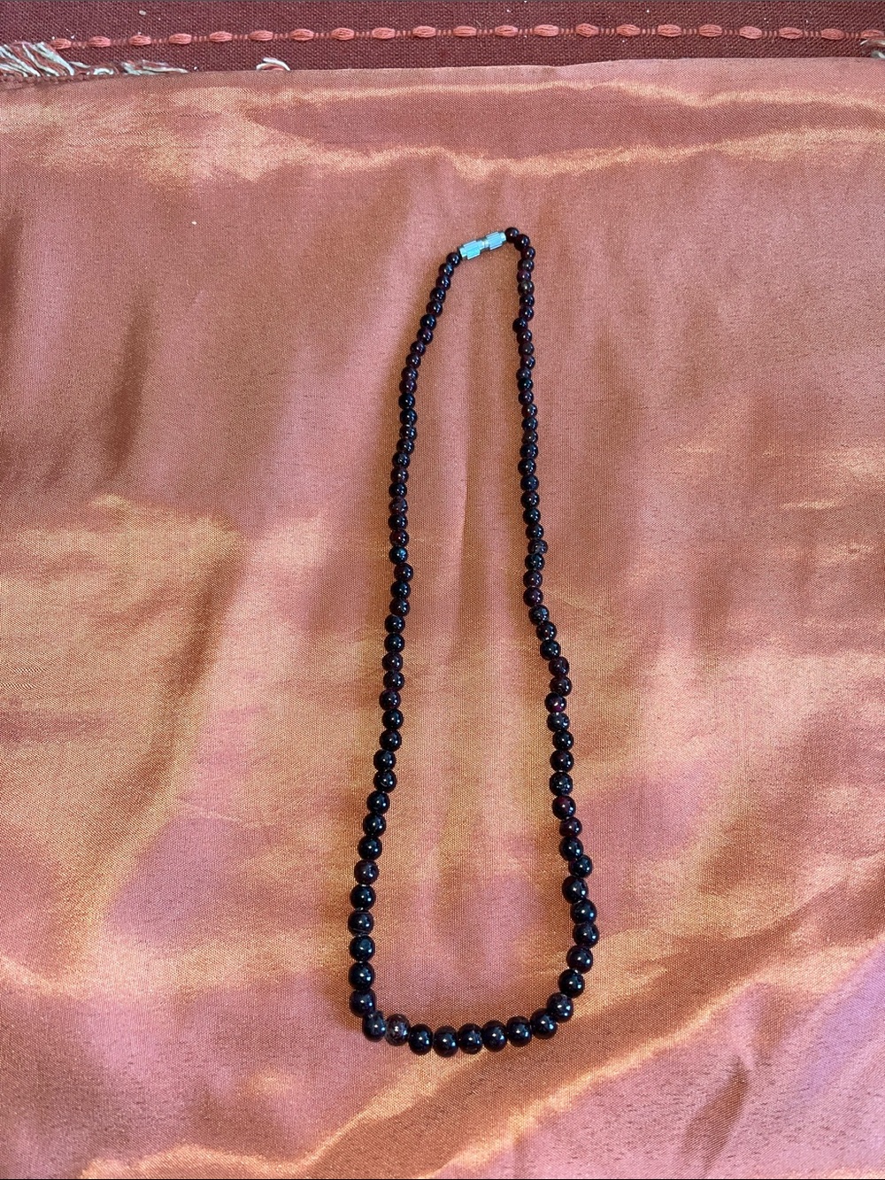 Classic Brown Bead Necklace